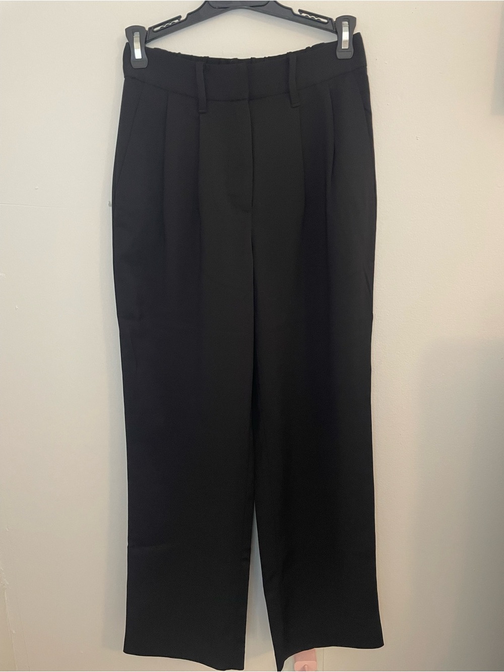 Quince Black Tailored Trousers